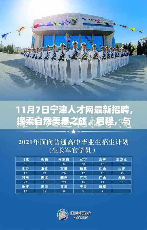 宁津人才网11月7日最新招聘，启程探索自然美景，共赴宁静的彼岸之旅