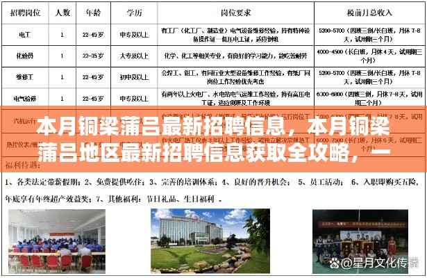铜梁蒲吕最新招聘信息全攻略,轻松掌握求职技巧,获取地区最新招聘资讯
