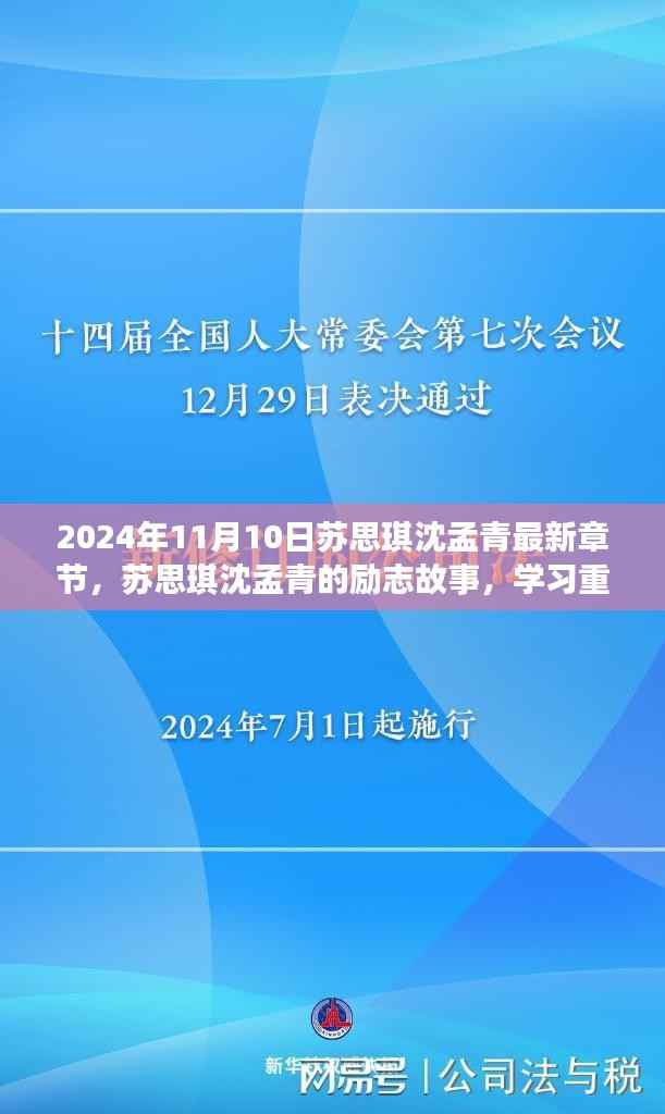 苏思琪沈孟青的励志故事，学习重塑人生，自信成就未来（最新章节 2024年11月10日）
