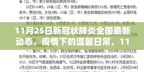11月25日新冠状肺炎全国最新动态,疫情下的温馨日常与新希望纽带