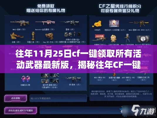 揭秘往年CF一键领取所有活动武器最新版,操作指南与核心要点解析