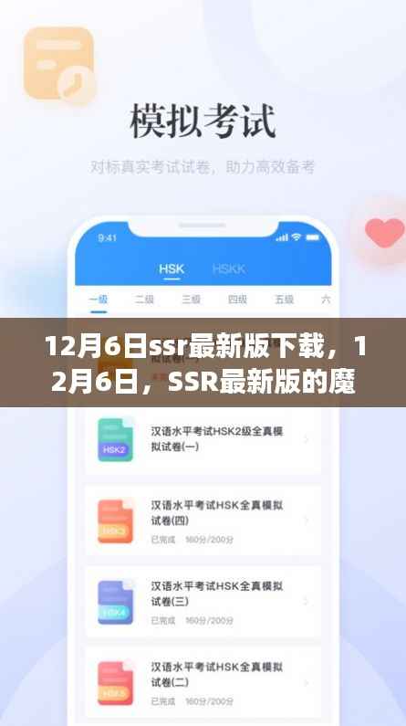 12月6日SSR最新版下载,魔法之旅开启
