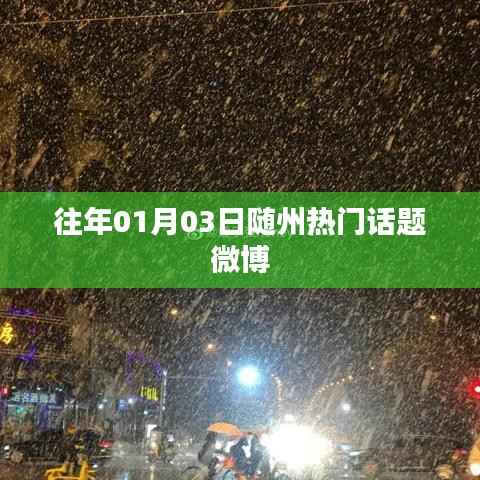 随州热点话题微博回顾,历年一月三日热议盘点