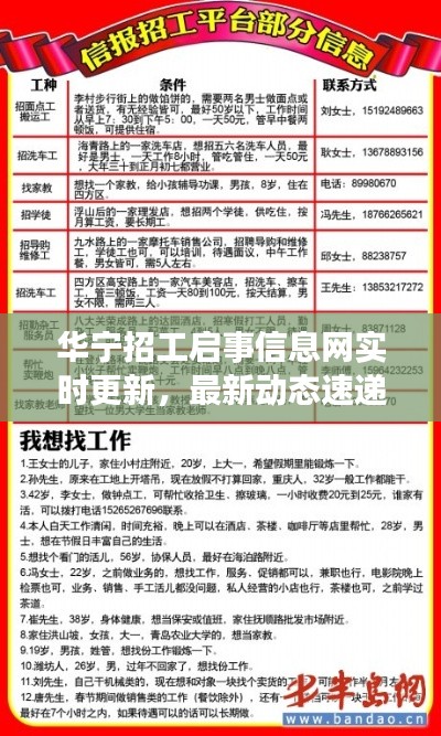 华宁招工启事信息网实时更新,最新动态速递